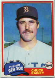 1981 Topps Baseball Cards      199     Chuck Rainey